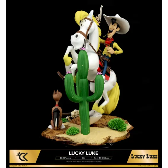 Lucky Luke - Figura Lucky Luke & Rantanplan PREPEDIDO Cartoon Kingdom - 3