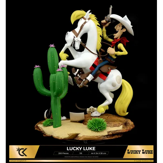 Lucky Luke - Figurine Lucky Luke & Rantanplan PRÉCOMMANDE Cartoon Kingdom - 4