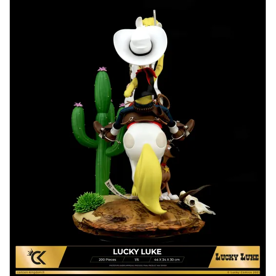 Lucky Luke - Figurine Lucky Luke & Rantanplan PRÉCOMMANDE Cartoon Kingdom - 6