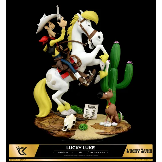 Lucky Luke - Figurine Lucky Luke & Rantanplan PRÉCOMMANDE Cartoon Kingdom - 8