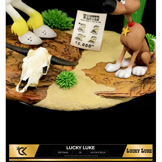 Lucky Luke - Figura Lucky Luke & Rantanplan PREPEDIDO Cartoon Kingdom - 9