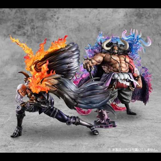 One Piece - Portrait of Pirates WA-MAXIMUM - Beasts Pirates All-Star "King the Conflagration" Figure PRE-ORDER Megahouse - 9