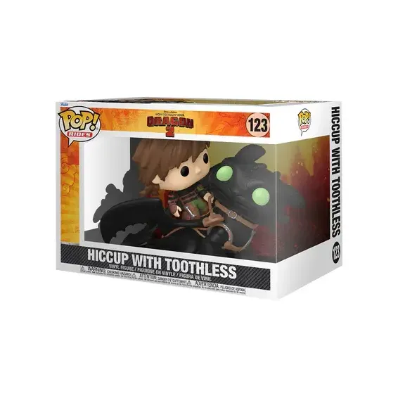 How to Train Your Dragon - Hiccup with Toothless 123 POP! Rides Figure PRE-ORDER Funko - 2