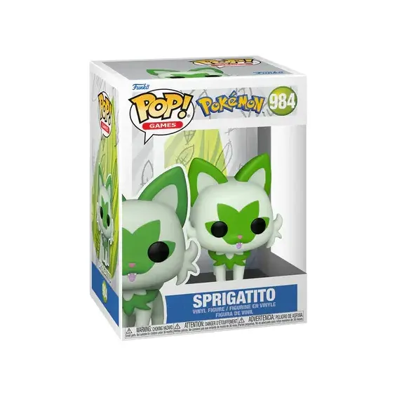 Pokémon - Figura Sprigatito 984 POP! PREPEDIDO Funko - 2