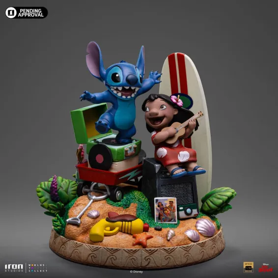 Disney Lilo & Stitch - Art Scale 1/10 Deluxe - Figura Lilo & Stitch PREPEDIDO Iron Studios - 1
