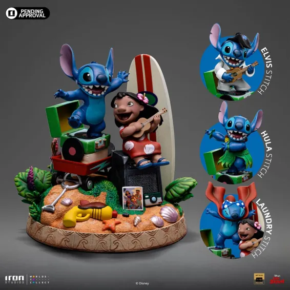 Disney Lilo & Stitch - Art Scale 1/10 Deluxe - Figura Lilo & Stitch PREPEDIDO Iron Studios - 2