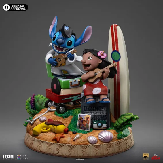 Disney Lilo & Stitch - Art Scale 1/10 Deluxe - Figura Lilo & Stitch PREPEDIDO Iron Studios - 10
