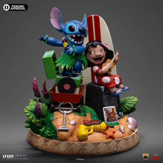Disney Lilo & Stitch - Art Scale 1/10 Deluxe - Figura Lilo & Stitch PREPEDIDO Iron Studios - 16