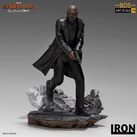 Figurine Marvel Spider-Man: Far From Home - BDS Art Scale Deluxe Nick Fury