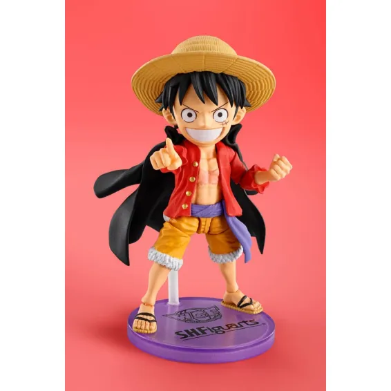 One Piece - World Collactable Figures x S.H. Figuarts - Figurine Monkey D. Luffy PRÉCOMMANDE Tamashii Nations - 1