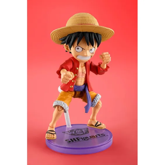 One Piece - World Collactable Figures x S.H. Figuarts - Figura Monkey D. Luffy PREPEDIDO Tamashii Nations - 4