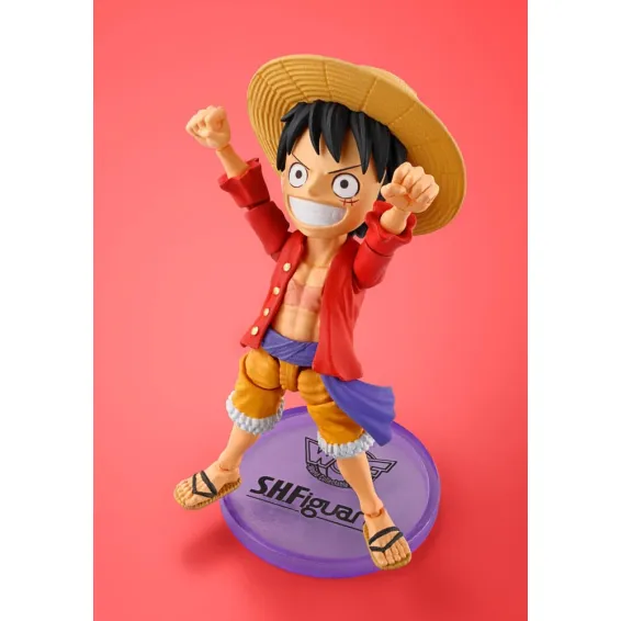 One Piece - World Collactable Figures x S.H. Figuarts - Figura Monkey D. Luffy PREPEDIDO Tamashii Nations - 7