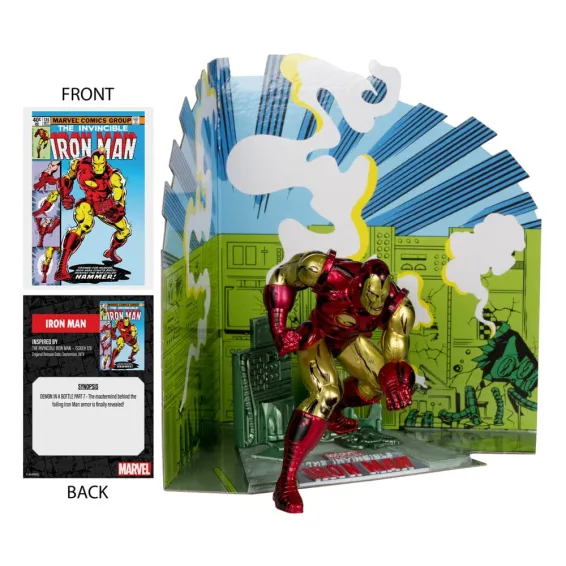 Marvel - Figura Iron Man (The Invincible Iron Man 126) PREPEDIDO McFarlane Toys - 2