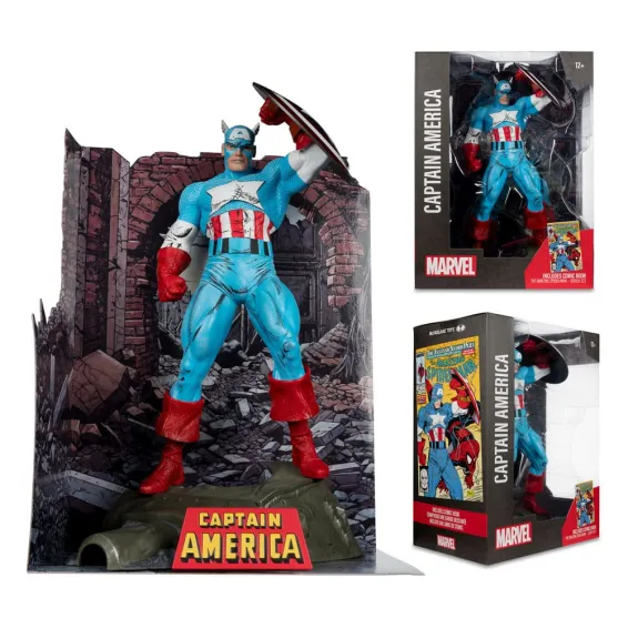 Marvel - Figurine Captain America (The Amazing Spider-Man 323) PRÉCOMMANDE McFarlane Toys - 5