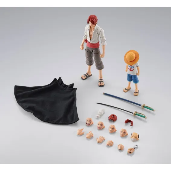 One Piece - S.H. Figuarts - Shanks & Monkey D. Luffy Childhood Ver. Figure PRE-ORDER Tamashii Nations - 10