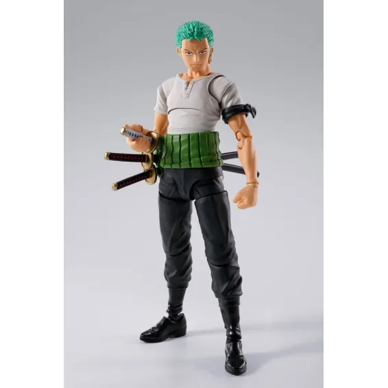 One Piece - S.H. Figuarts - Figura Roronoa Zoro (Romance Dawn) PREPEDIDO Tamashii Nations - 1