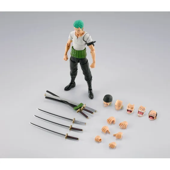 One Piece - S.H. Figuarts - Figura Roronoa Zoro (Romance Dawn) PREPEDIDO Tamashii Nations - 12