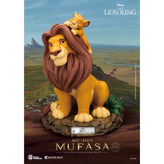 Disney El rey león - Master Craft - Figura Mufasa PREPEDIDO Beast Kingdom - 1