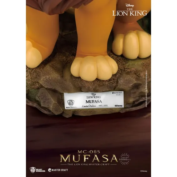 Disney El rey león - Master Craft - Figura Mufasa PREPEDIDO Beast Kingdom - 5