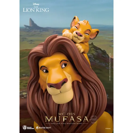 Disney El rey león - Master Craft - Figura Mufasa PREPEDIDO Beast Kingdom - 8