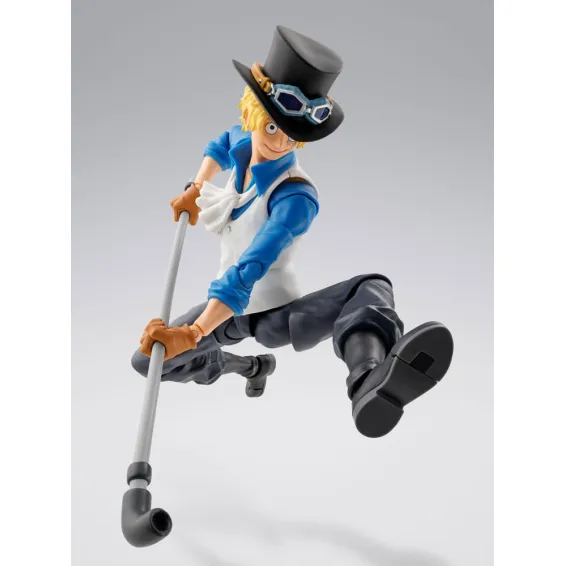 One Piece - S.H. Figuarts - Figura Sabo Revolutionary Army Chief of Staff Ver. PREPEDIDO Tamashii Nations - 5