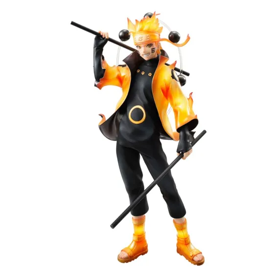 Naruto Shippuden - G.E.M. Series - Figura Naruto Uzumaki Six Paths Sage Mode 15th Anniversary Ver. PREPEDIDO Megahouse - 1