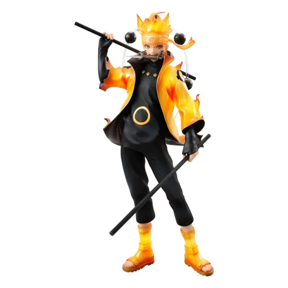 Naruto Shippuden - G.E.M. Series - Figura Naruto Uzumaki Six Paths Sage Mode 15th Anniversary Ver. PREPEDIDO Megahouse - 6