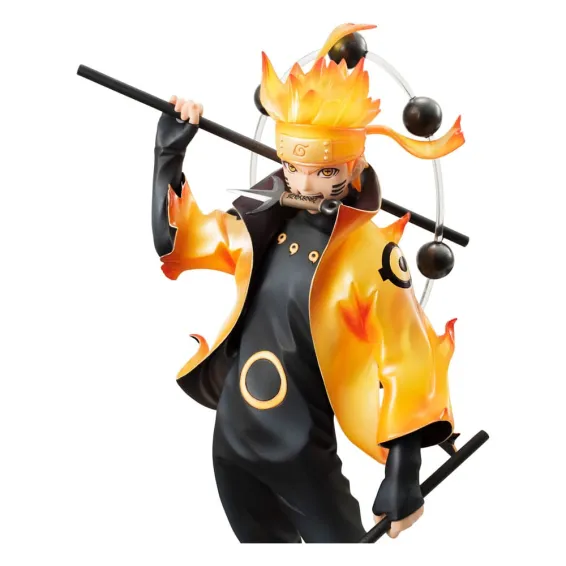 Naruto Shippuden - G.E.M. Series - Figura Naruto Uzumaki Six Paths Sage Mode 15th Anniversary Ver. PREPEDIDO Megahouse - 10