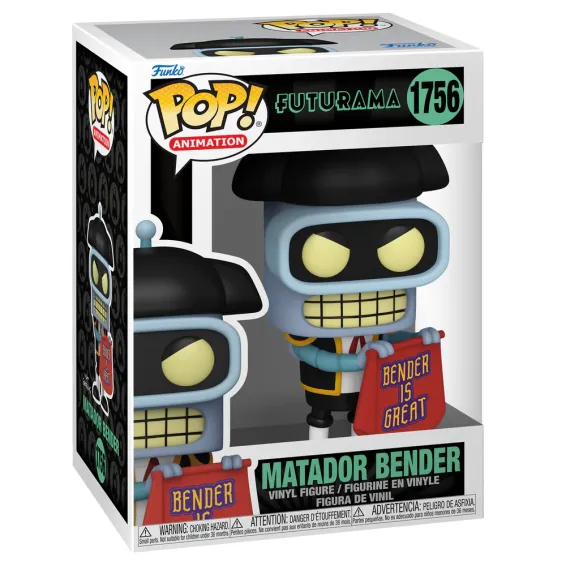 Futurama - Figura Matador Bender 1756 POP! PREPEDIDO Funko - 1