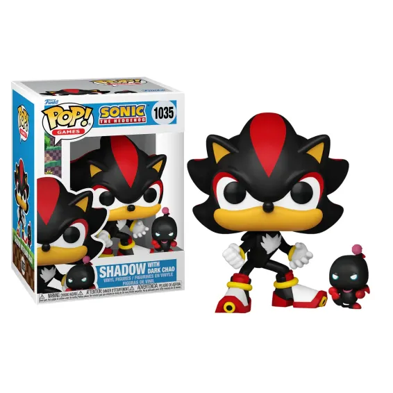 Sonic the Hedgehog - Figura Shadow with Dark Chao 1035 POP! PREPEDIDO Funko - 2