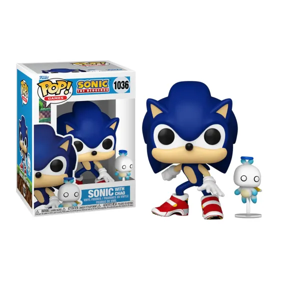 Sonic the Hedgehog - Figura Sonic with Chao 1036 POP! PREPEDIDO Funko - 1