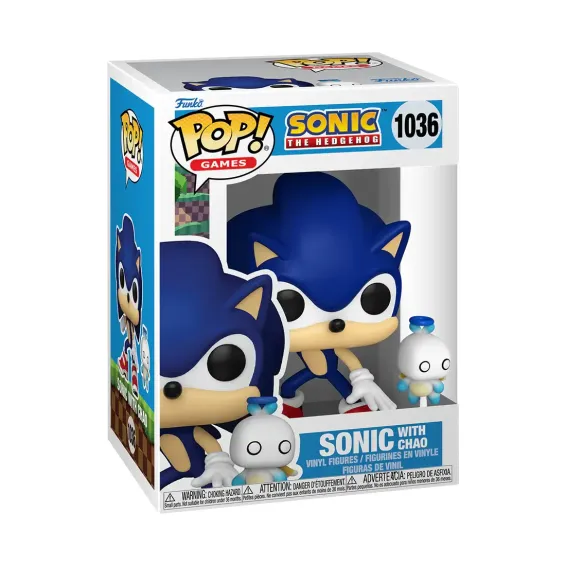 Sonic the Hedgehog - Sonic with Chao 1036 POP! Figure PRE-ORDER Funko - 3