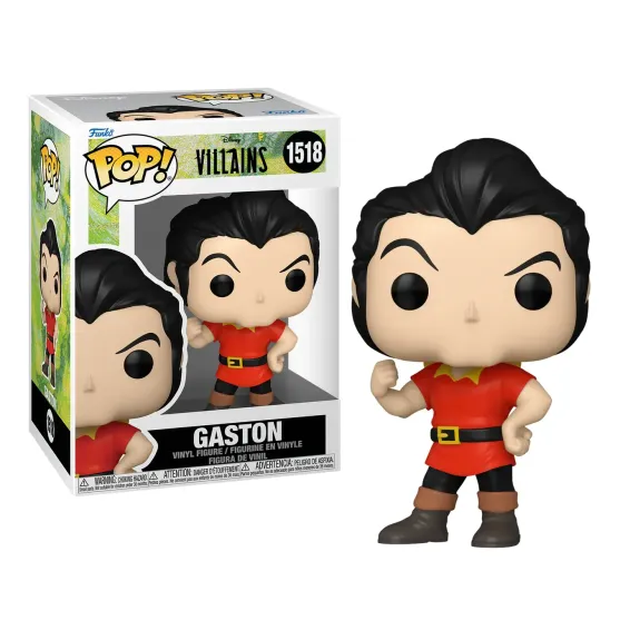 Disney - Villains - Figura Gaston 1518 POP! PREPEDIDO Funko - 2