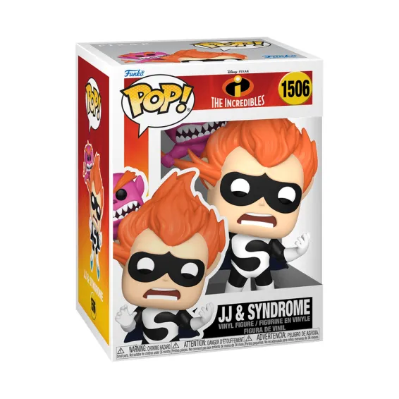 Disney The Incredibles - Figura JJ & Syndrome 1506 POP! PREPEDIDO Funko - 3