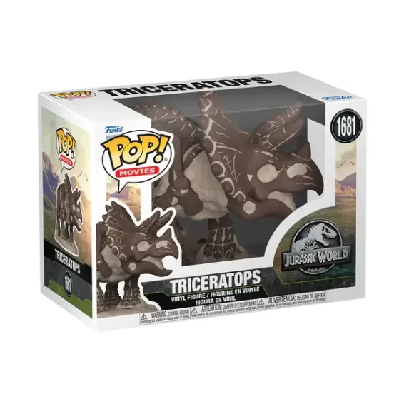 Jurassic World - Figura Triceratops 1681 POP! PREPEDIDO Funko - 2