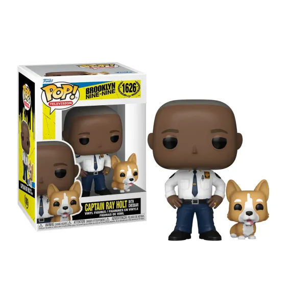 Brooklyn Nine-Nine - Figura Captain Ray Holt with Cheddar 1626 POP! PREPEDIDO Funko - 1