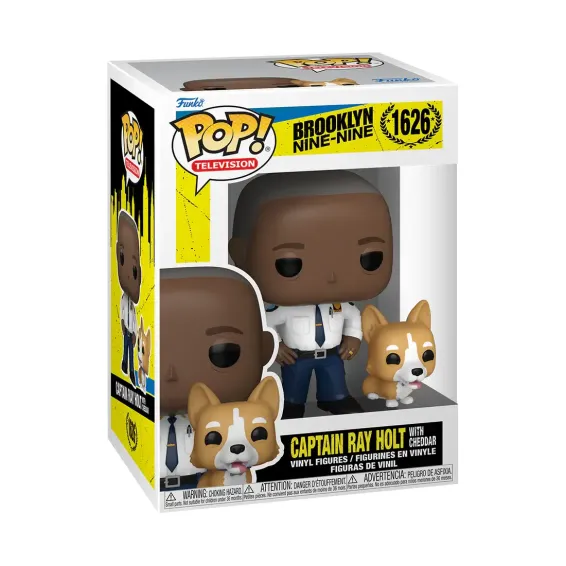 Brooklyn Nine-Nine - Figura Captain Ray Holt with Cheddar 1626 POP! PREPEDIDO Funko - 2