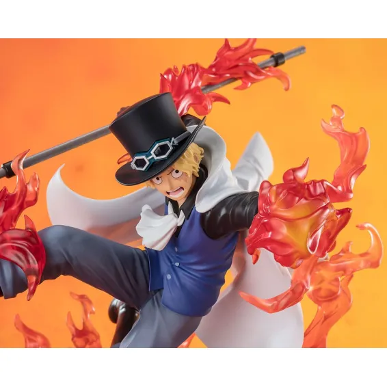 One Piece - Figuarts Zero - Figura Sabo Fire Fist Rook Check (Extra Battle) PREPEDIDO Tamashii Nations - 4