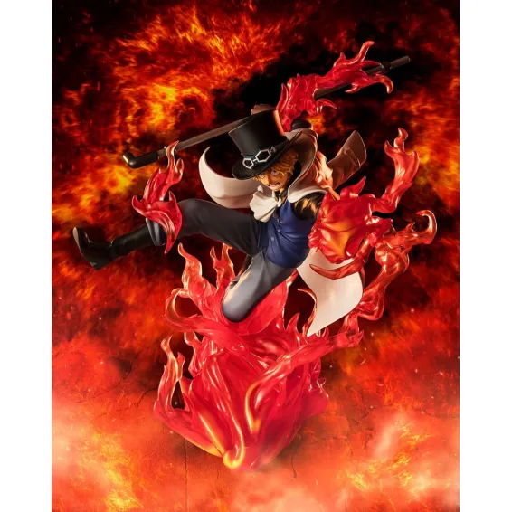 One Piece - Figuarts Zero - Figura Sabo Fire Fist Rook Check (Extra Battle) PREPEDIDO Tamashii Nations - 6