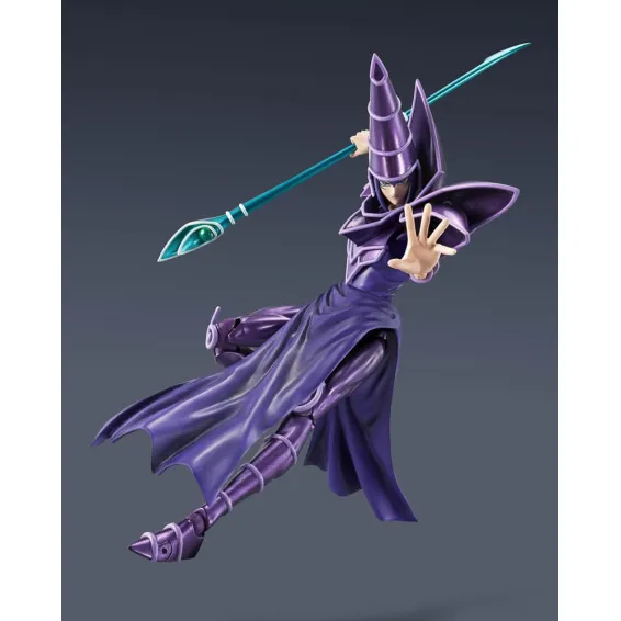 Yu-Gi-Oh! - S.H. MonsterArts - Figura Dark Magician PRÉCOMMANDE Tamashii Nations - 3