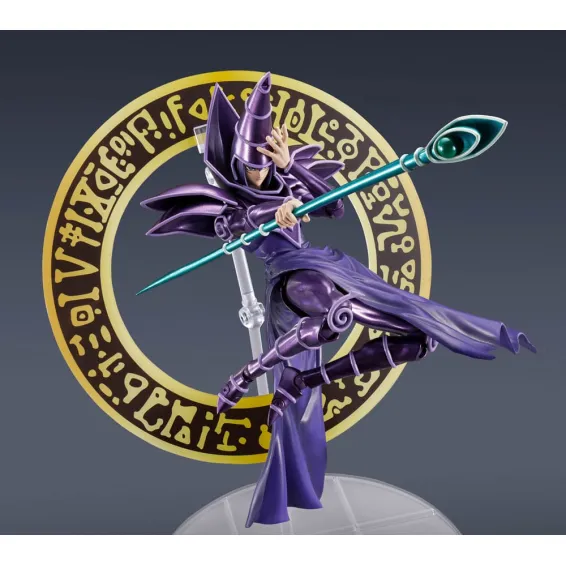 Yu-Gi-Oh! - S.H. MonsterArts - Figura Dark Magician PRÉCOMMANDE Tamashii Nations - 4