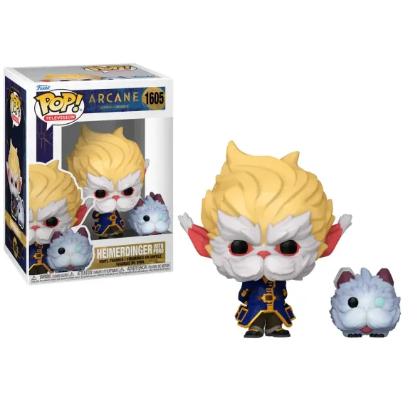 Arcane: League of Legends - Figura Heimerdinger with Poro 1605 POP! PREPEDIDO Funko - 2