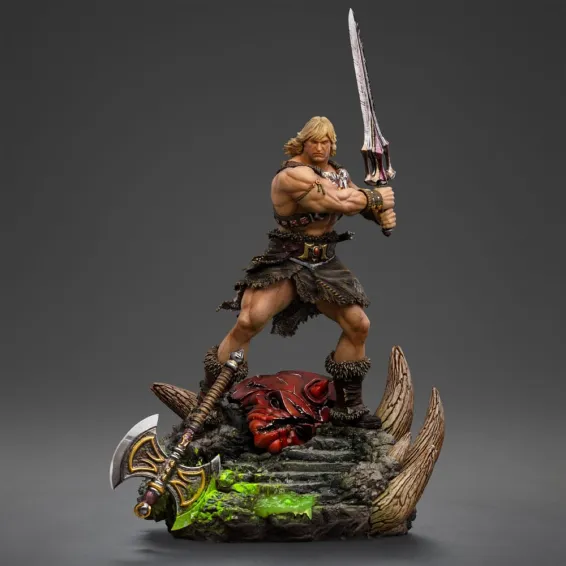 Masters of the Universe - BDS Art Scale 1/10 Deluxe - He-Man Unleashed Figure PRE-ORDER Iron Studios - 1