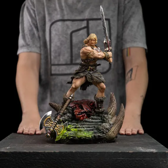 Masters of the Universe - BDS Art Scale 1/10 Deluxe - Figura He-Man Unleashed PREPEDIDO Iron Studios - 14