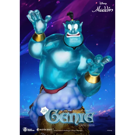 Disney Aladdin - Master Craft - Figura Genie PREPEDIDO Beast Kingdom - 5