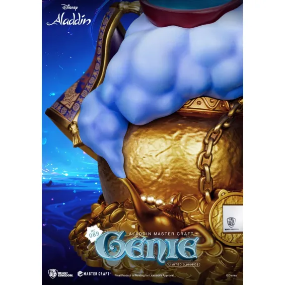 Disney Aladdin - Master Craft - Figura Genie PREPEDIDO Beast Kingdom - 7