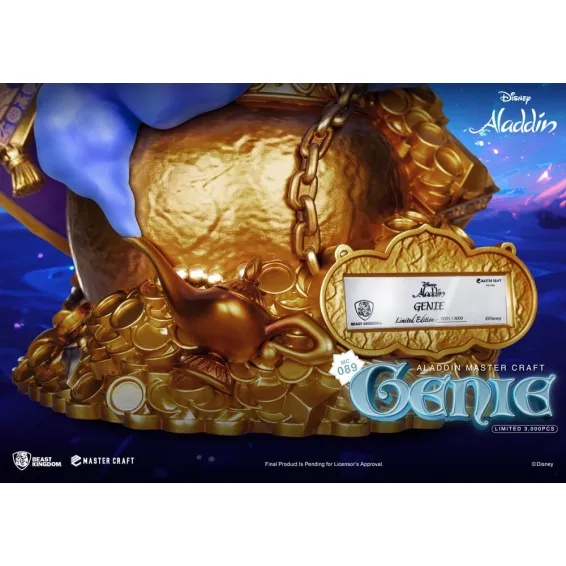 Disney Aladdin - Master Craft - Figura Genie PREPEDIDO Beast Kingdom - 9