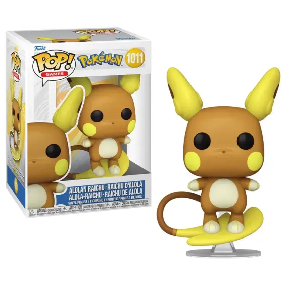 Pokémon - Figurine Raichu d'Alola 1011 POP! PRÉCOMMANDE Funko - 1