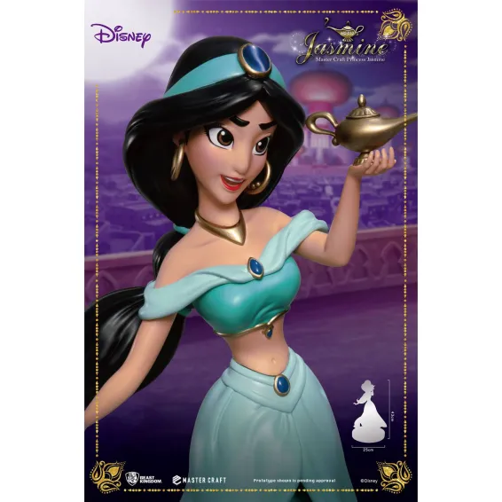 Disney Aladdin - Master Craft - Figura Jasmine PREPEDIDO Beast Kingdom - 9