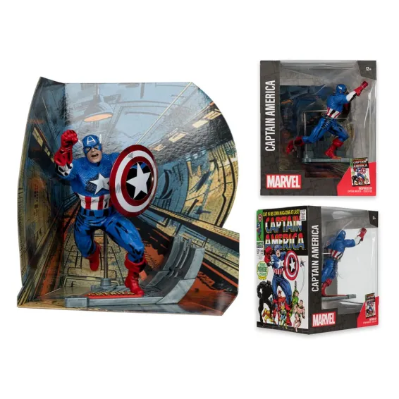 Marvel - Figura Captain America (Captain America 100) PREPEDIDO McFarlane Toys - 5